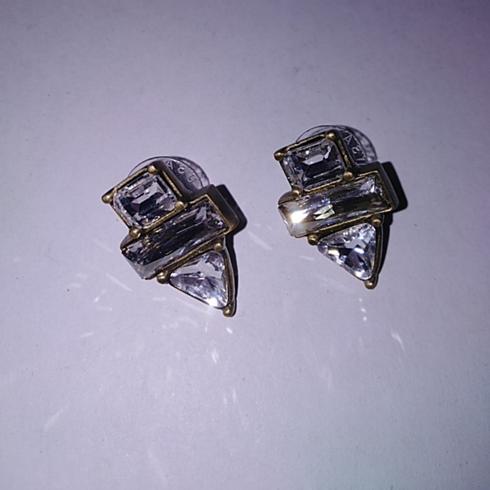 Silpada KR collection crystal clear earrings